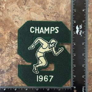 POLO RALPH LAUREN PATCHES BRAND NEW GREEN 1967 CHAMPS PATCH